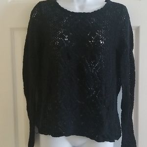American Eagle sweater with open back, size small